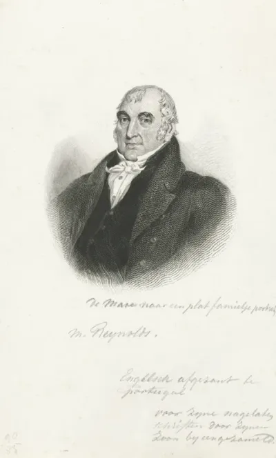 Buste van M. Reynolds, Engels afgezant te Portugal