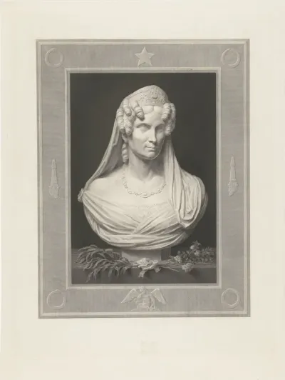 Buste van Wilhelmina van Pruisen
