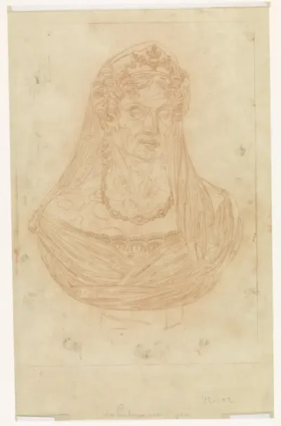 Buste van Wilhelmina van Pruisen