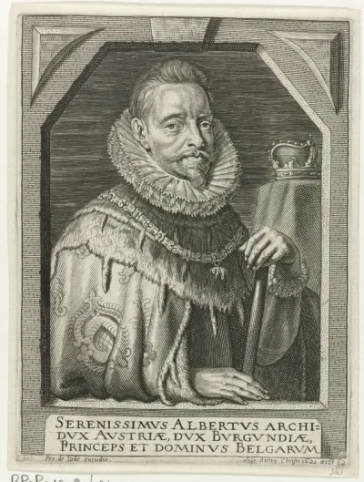 Busteportret van Albrecht, aartshertog van Oostenrijk