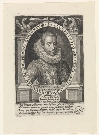 Busteportret van Albrecht, aartshertog van Oostenrijk