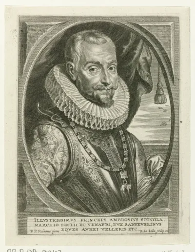 Busteportret van Ambrogio Spinola