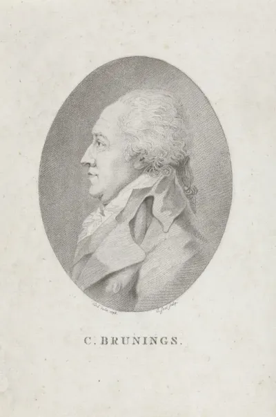 Busteportret van Christiaan Brunings
