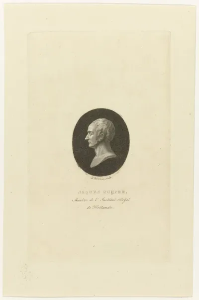 Busteportret van de kunstenaar Jacques Kuyper