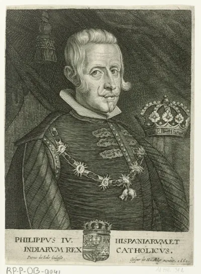 Busteportret van Filips IV, koning van Spanje