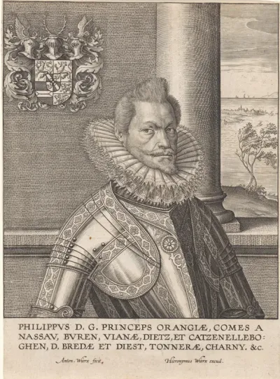 Busteportret van Filips Willem, prins van Oranje