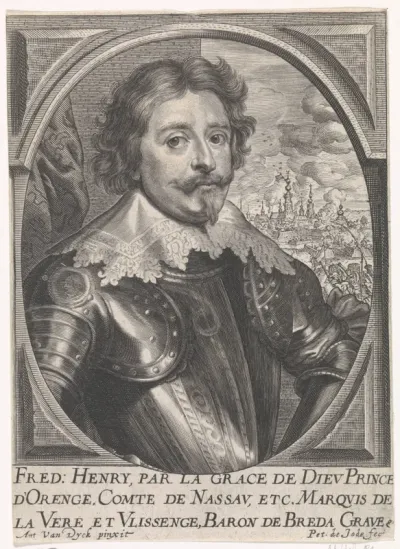 Busteportret van Frederik Hendrik, prins van Oranje-Nassau