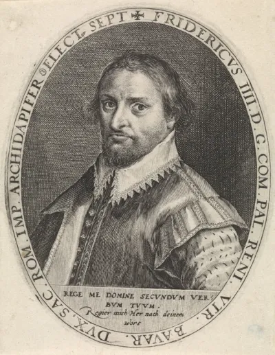 Busteportret van Frederik IV van de Palts