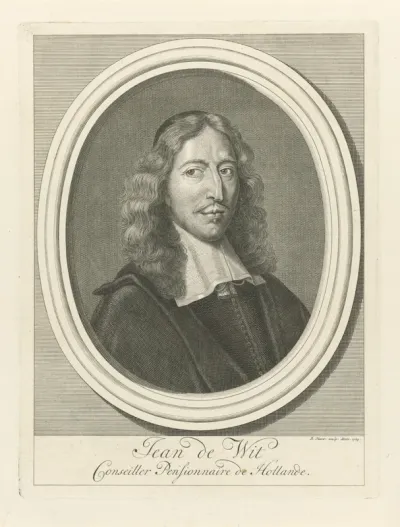 Busteportret van Johan de Witt, raadpensionaris van Holland