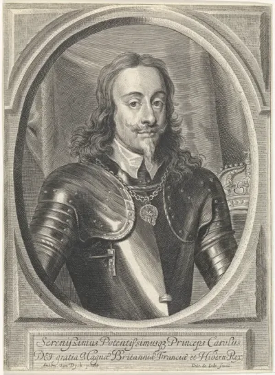 Busteportret van Karel I, koning van Engeland