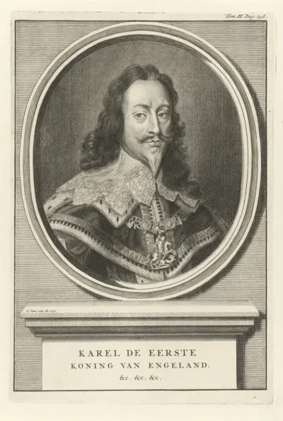 Busteportret van Karel I van Engeland