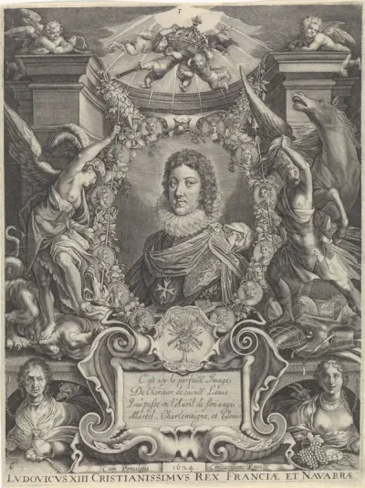 Busteportret van Lodewijk XIII