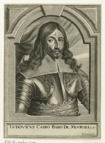 Busteportret van Ludovicus Cairo, baron van Moorsel