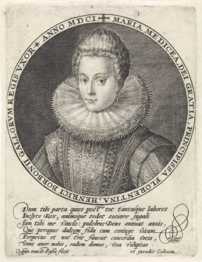 Busteportret van Maria de' Medici