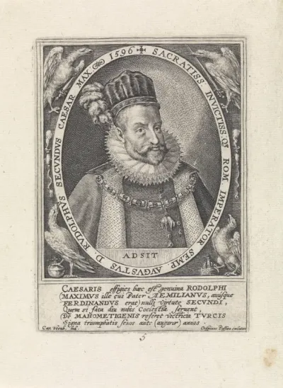Busteportret van Rudolf II van Habsburg