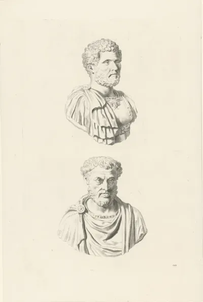 Bustes van Pupienus en Balbinus