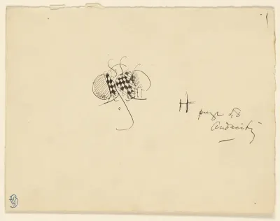 Butterfly with Checkered Wings