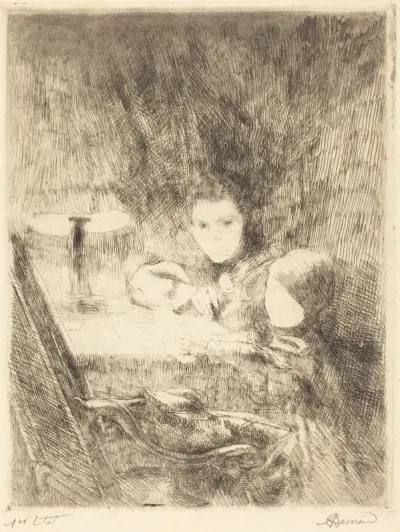 By the Lamp (Sous la Lampe)
