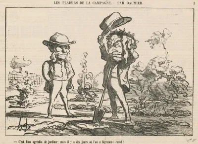 C'est bien agréable de jardiner