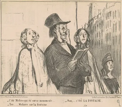 C'été Molière que été sur ce monumente ...