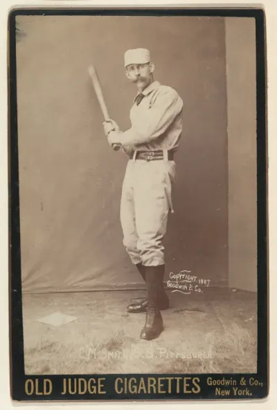 C. M. Smith, Shortstop, Pittsburgh, from the series Old Judge Cigarettes
