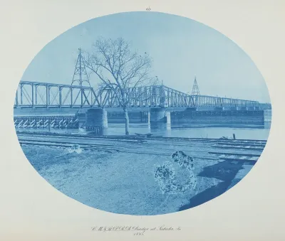 C.M. & St. P. RR Bridge at Sabula, Ia.