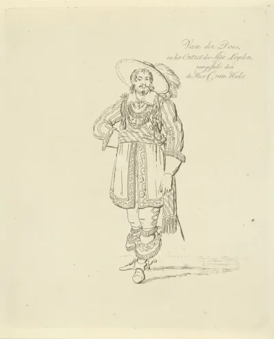 C. van Hulst in de rol van Van der Does