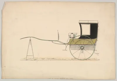 "Cab à Deux Roues" (Vehicle with two wheels)