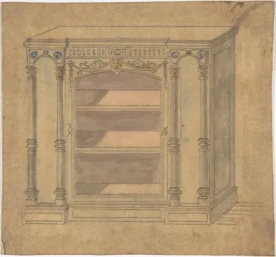 Cabinet Design with Central Shelves