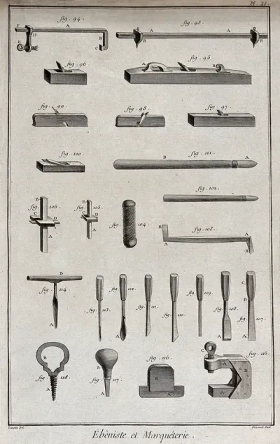 Cabinet-making: a collection of tools