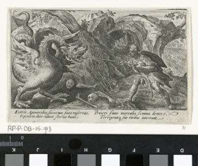 Cadmus doodt de draak