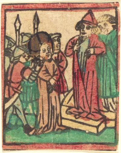 Caiaphas Tearing his Clothes