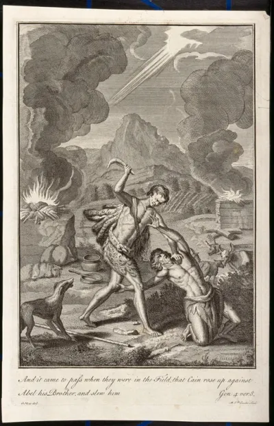 Cain kills Abel