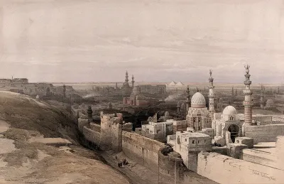 Cairo, looking west, Egypt