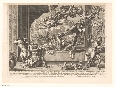 Calaïs en Zetes in gevecht met de Harpijen