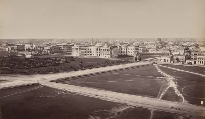 Calcutta. General View. Government House in the Foreground