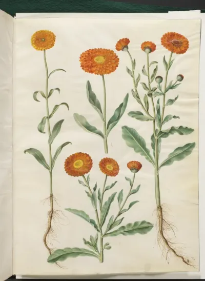 Calendula officinalis (have-morgenfrue)