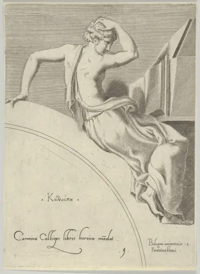 Calliope, from "The Muses and the Three Goddesses"