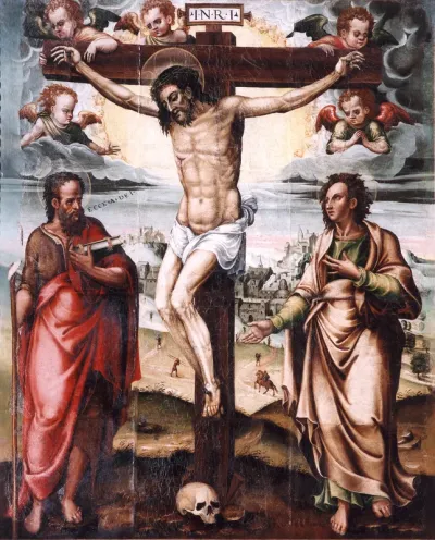 Calvario con Santos Juanes
