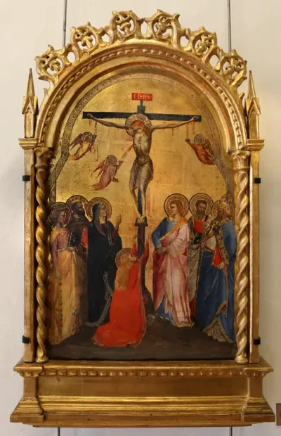Calvary with Six Saints