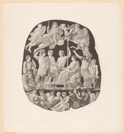 Camee met de apotheose van keizer Augustus (Gemma Augustea)