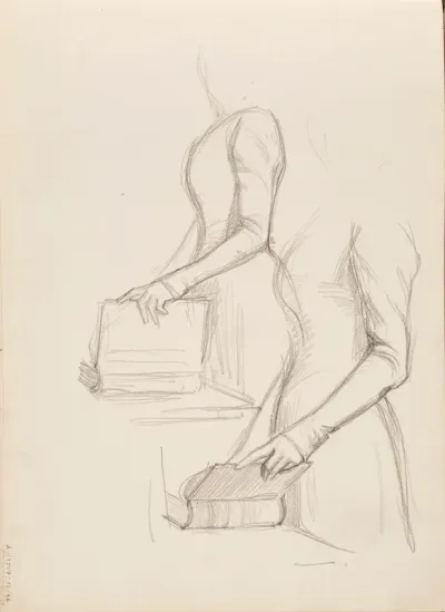Camille Vallery-Radot, luonnos muotokuvaan