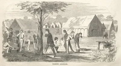 Camp Meeting Sketches:  Morning Ablutions