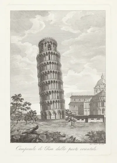 Campanile di Pisa dalla parte orientale