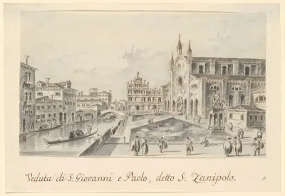 Campo Santi Giovanni e Paolo, Looking Toward the Scuola di San Marco