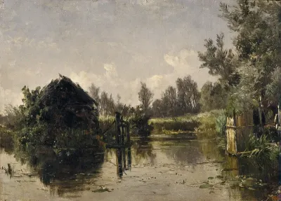 Canal abandonado en Vriesland (Holanda)