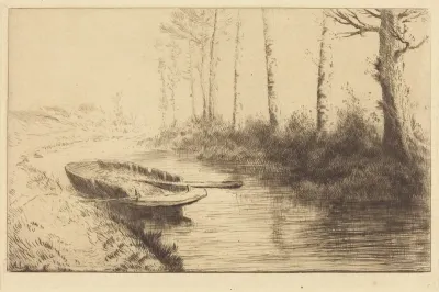 Canal Seen by Morning Light (Le canal: Effet du matin)