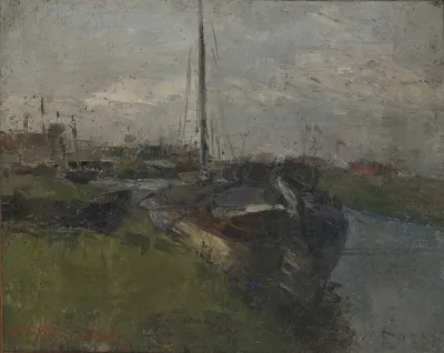 Canal with Barges