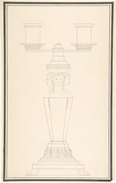 Candelabra with Three Candles