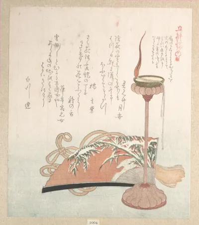 Candle-Stand and Fan